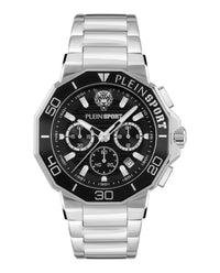 Plein Sport Mens 46mm Strap Fashion Watch