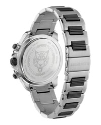 Plein Sport Mens Two Tone 46mm Bracelet Fashion Watch