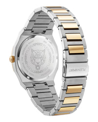 Plein Sport Mens Two Tone 42mm Bracelet Fashion Watch