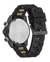 Plein Sport Mens Hurricane 44mm Strap Fashion Watch