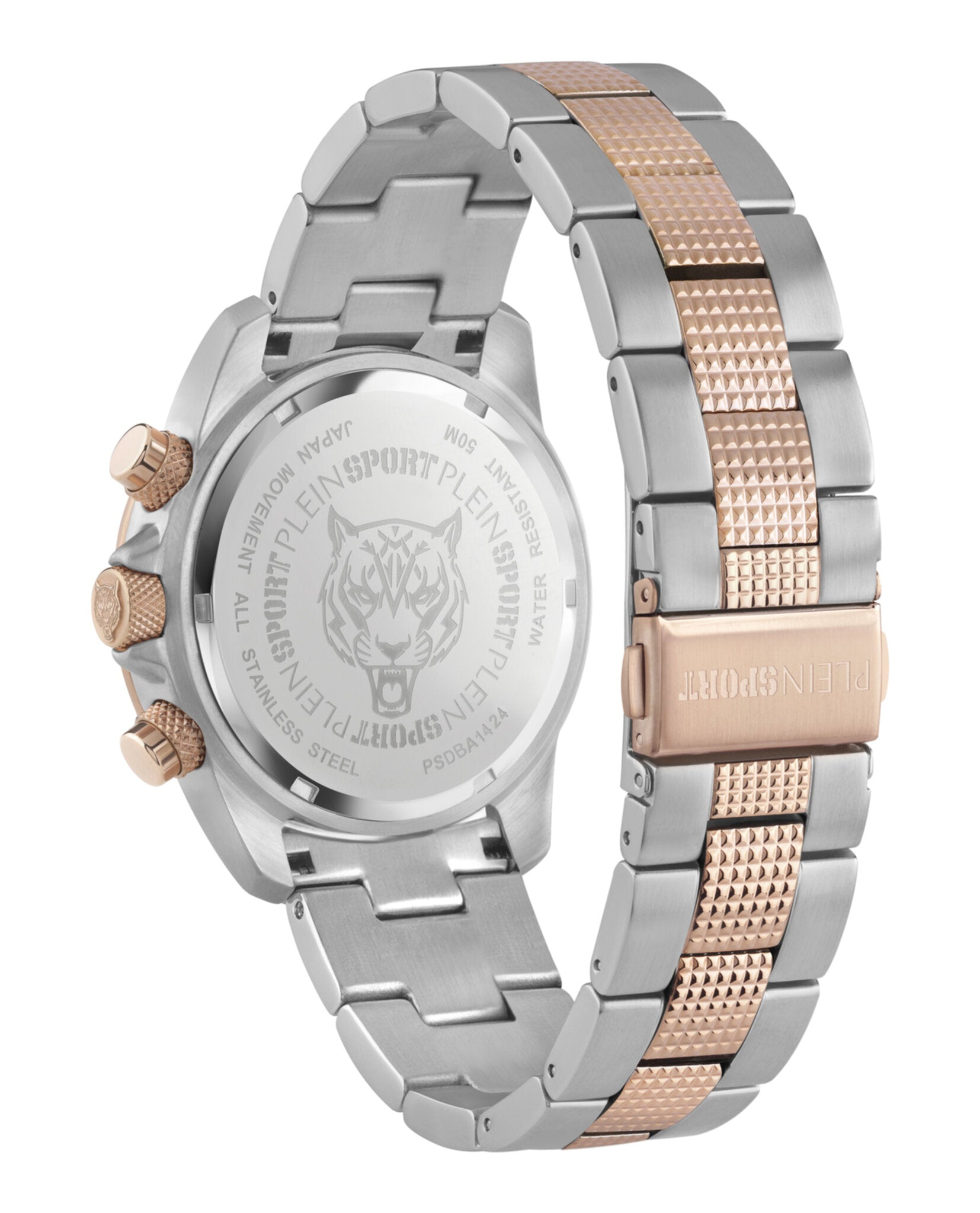 Plein Sport Mens Hurricane 44mm Strap Fashion Watch