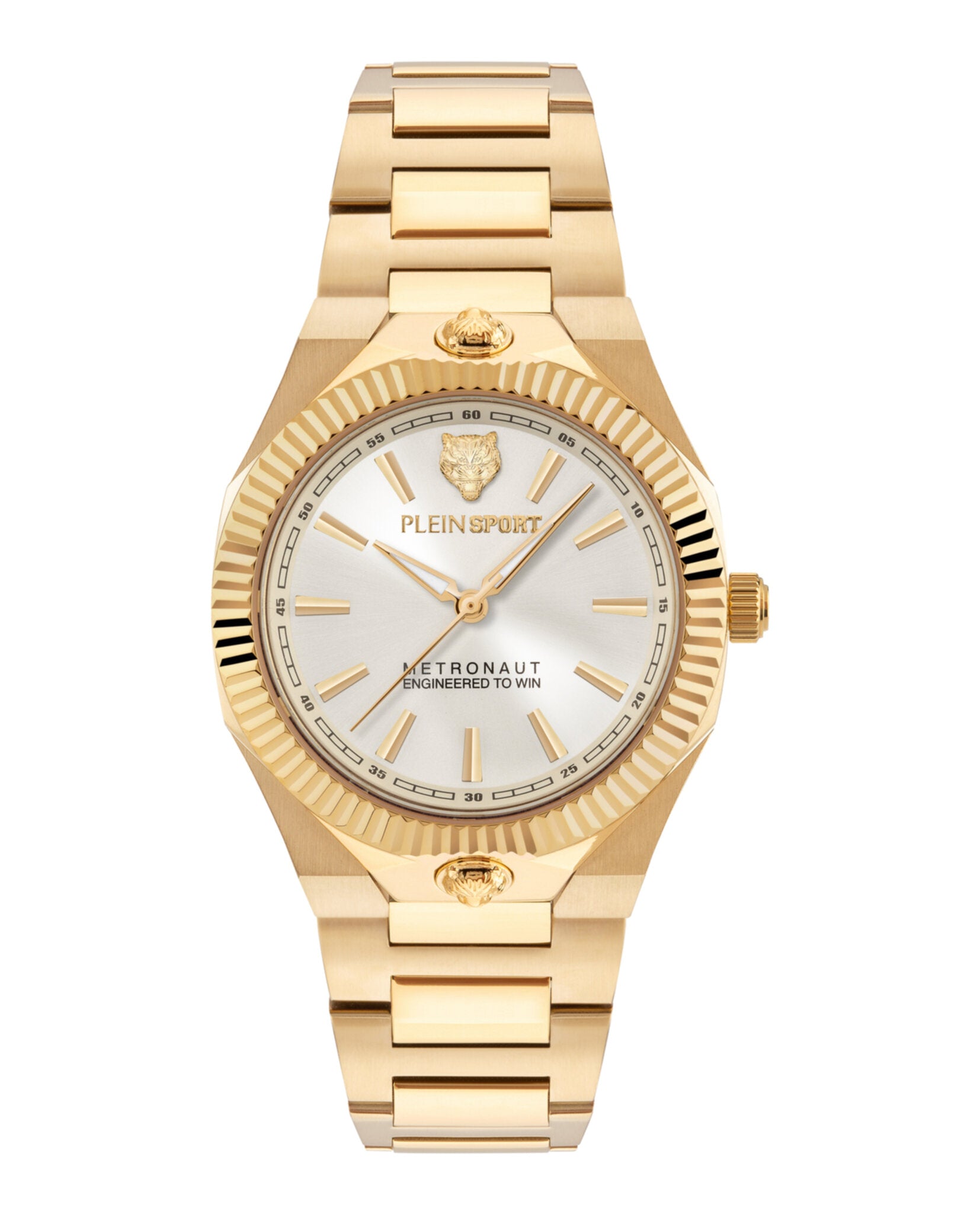 Plein Sport Womens Gold 36mm Bracelet Fashion Watch