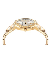 Plein Sport Womens Gold 36mm Bracelet Fashion Watch