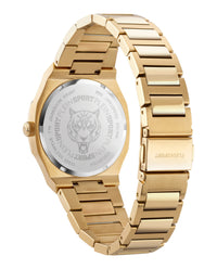 Plein Sport Womens Gold 36mm Bracelet Fashion Watch