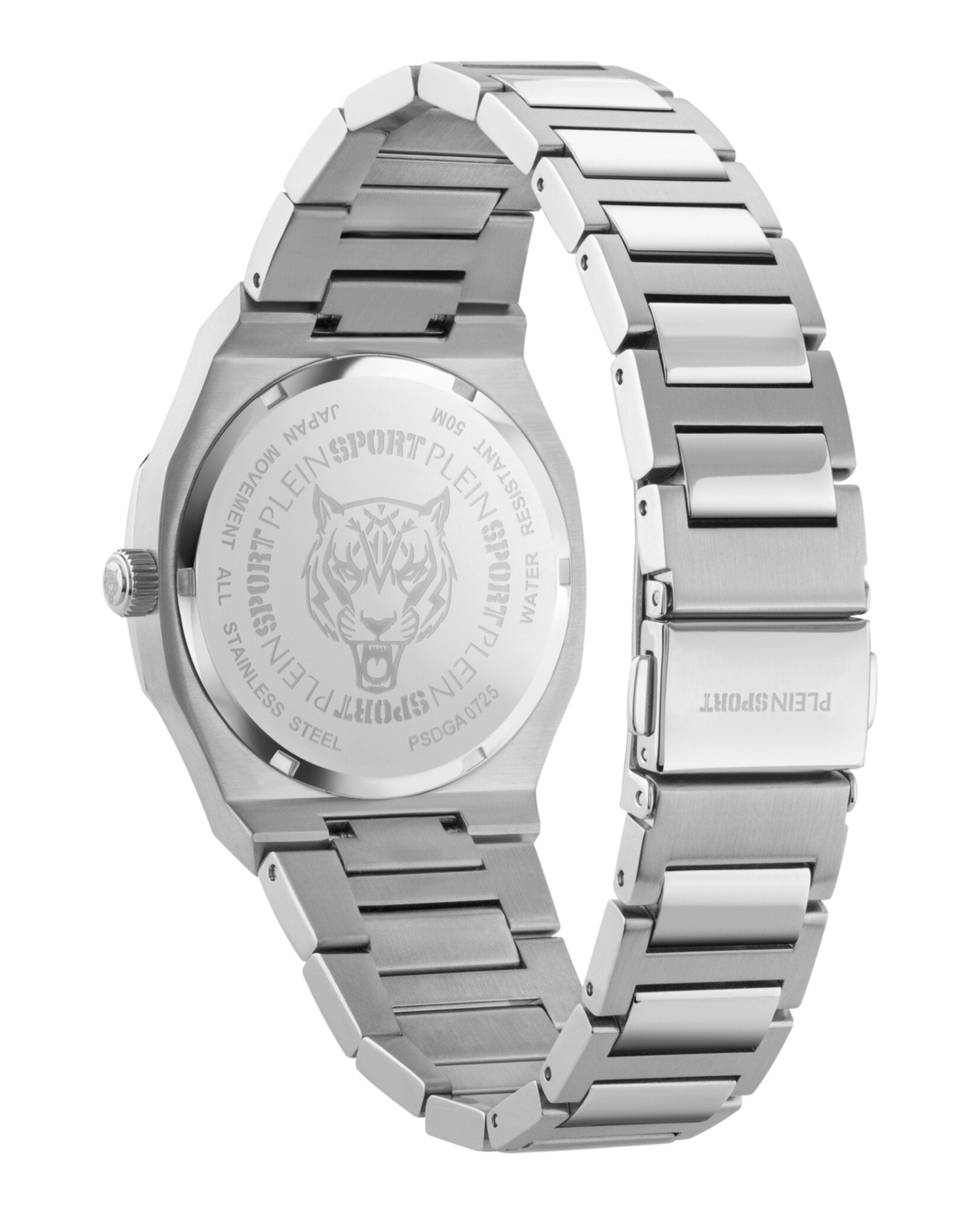 Plein Sport Womens Stainless Steel 36mm Bracelet Fashion Watch