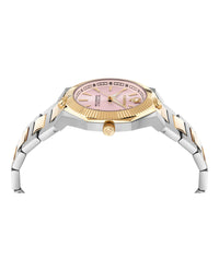 Plein Sport Womens Two Tone 36mm Bracelet Fashion Watch
