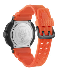 Plein Sport Mens Black 45mm Strap Fashion Watch