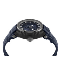 Plein Sport Mens Black 45mm Strap Fashion Watch