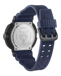 Plein Sport Mens Black 45mm Strap Fashion Watch