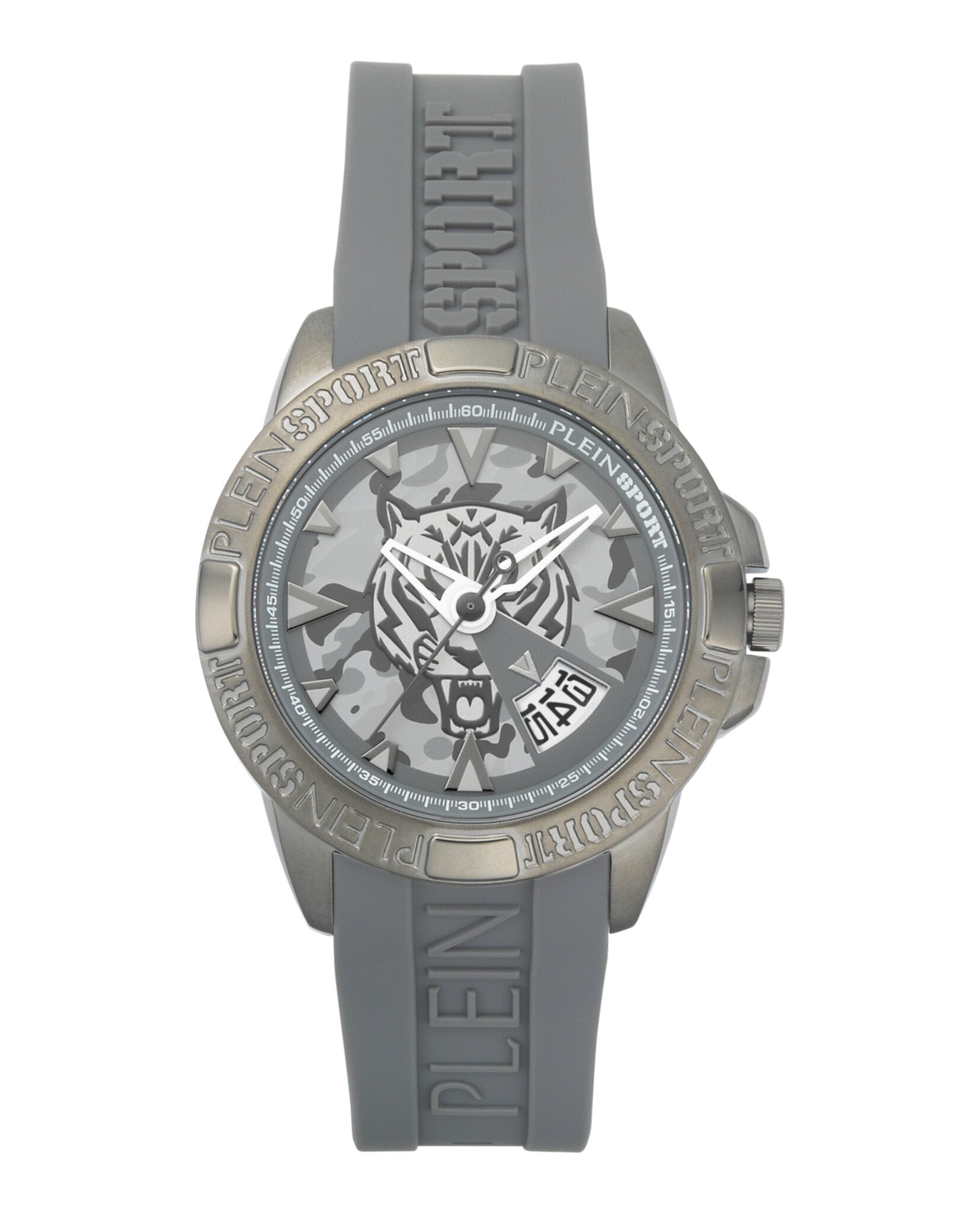 Plein Sport Mens Touchdown 44mm Strap Fashion Watch
