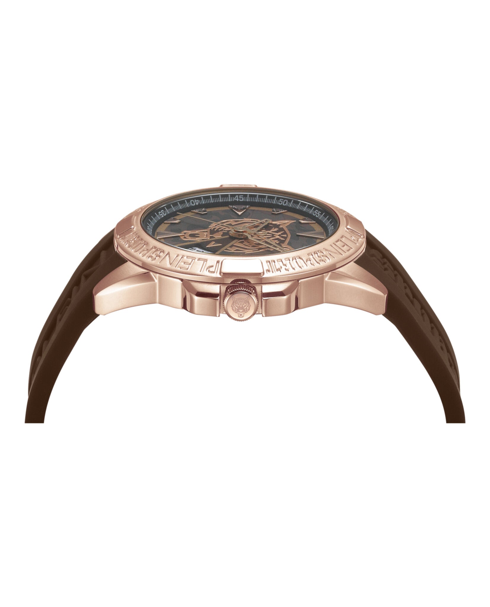 Plein Sport Mens Touchdown 44mm Strap Fashion Watch