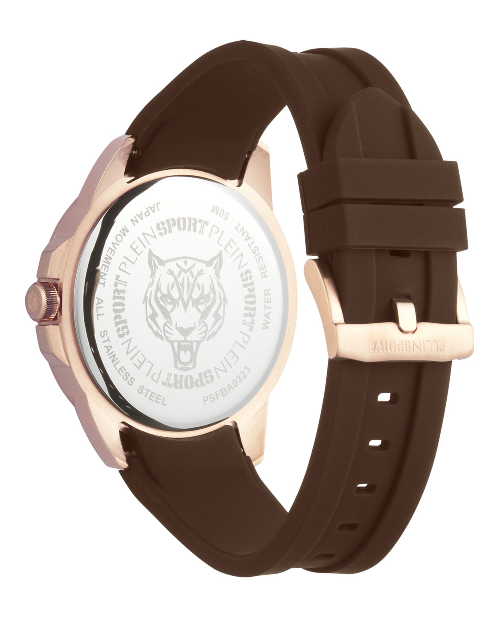 Plein Sport Mens Touchdown 44mm Strap Fashion Watch