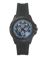 Plein Sport Mens Touchdown 44mm Strap Fashion Watch