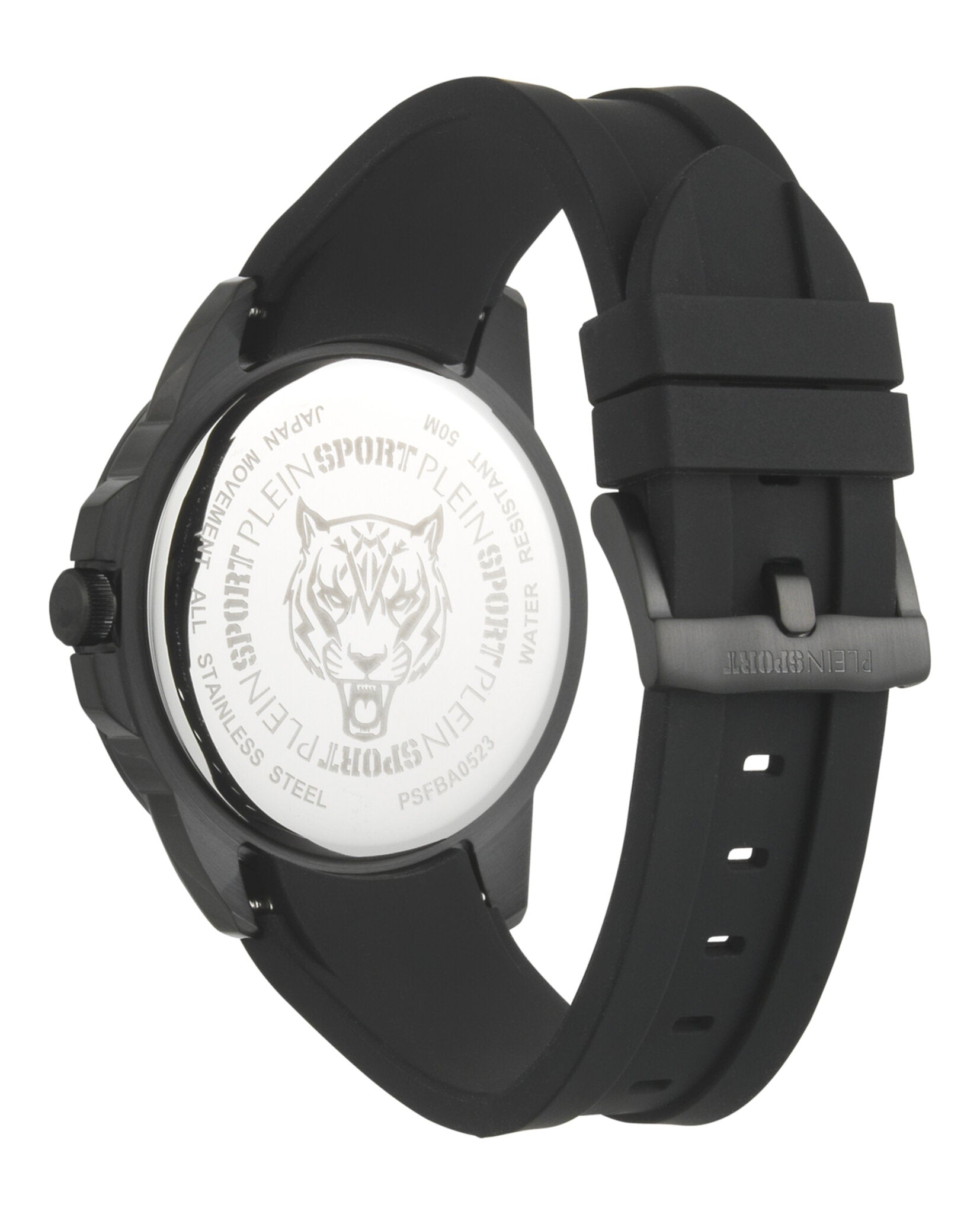 Plein Sport Mens Touchdown 44mm Strap Fashion Watch