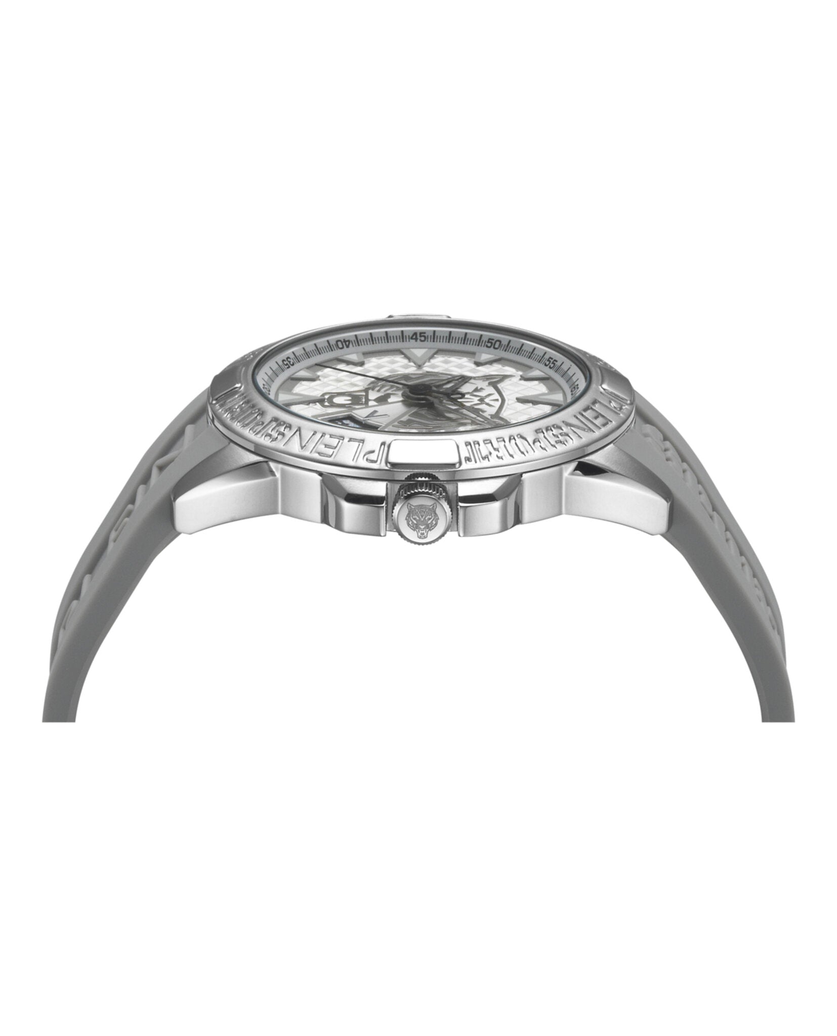 Plein Sport Mens Touchdown 44mm Strap Fashion Watch