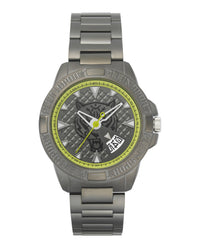 Plein Sport Mens Touchdown 44mm Strap Fashion Watch
