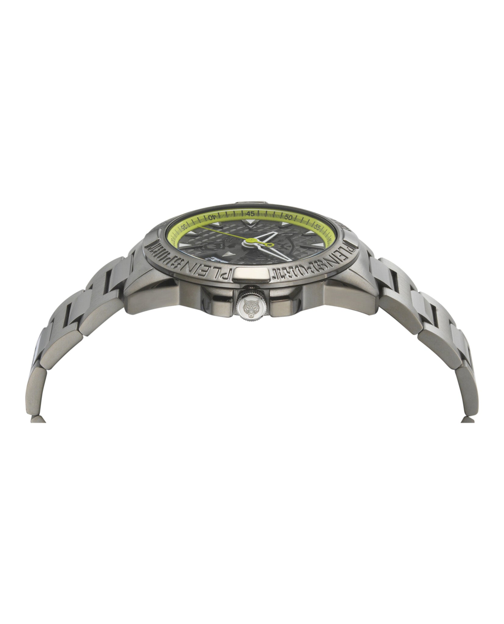 Plein Sport Mens Touchdown 44mm Strap Fashion Watch