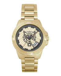 Plein Sport Mens Touchdown 44mm Strap Fashion Watch