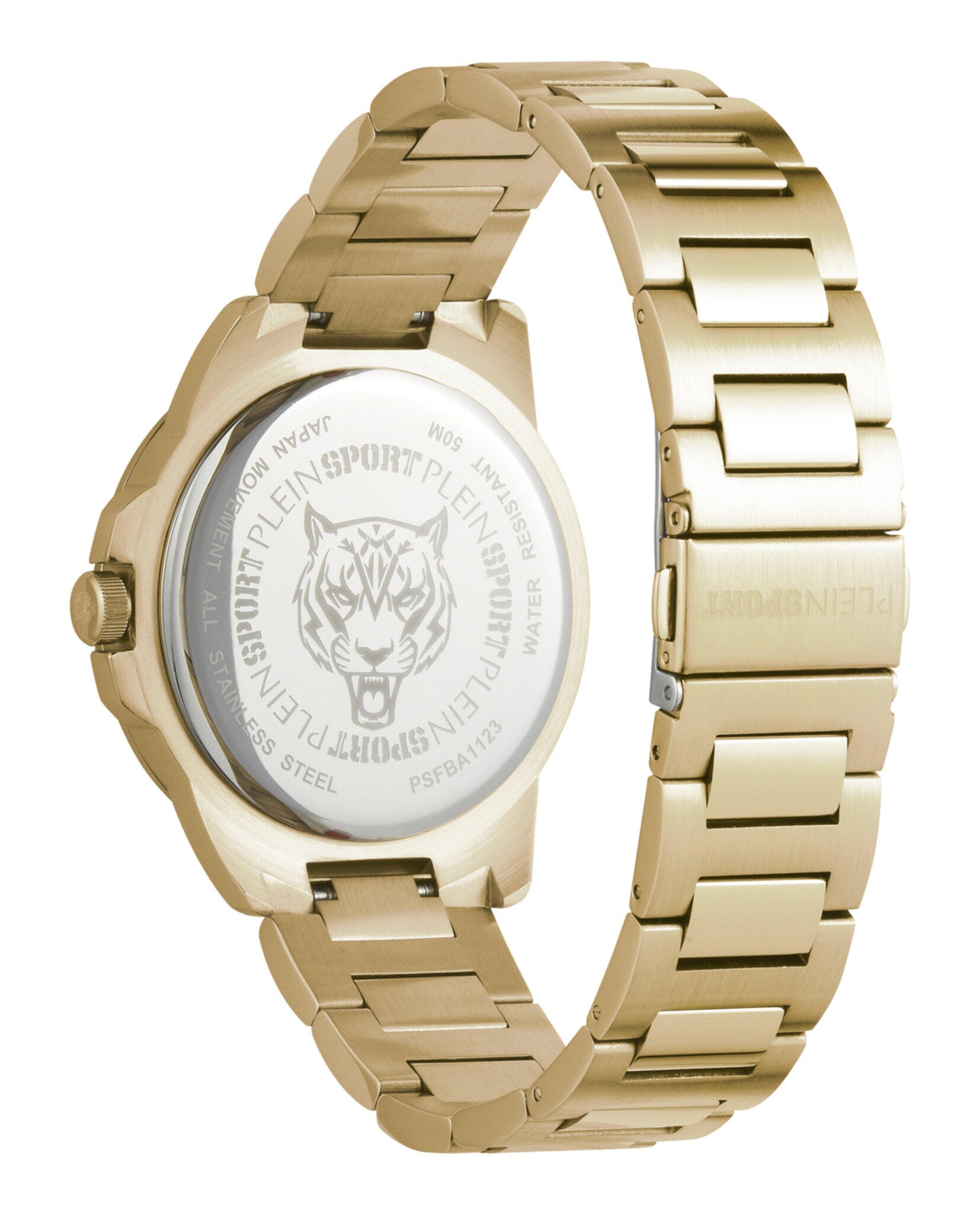 Plein Sport Mens Touchdown 44mm Strap Fashion Watch
