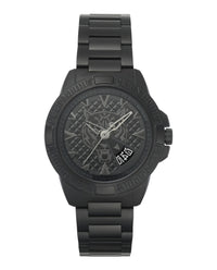 Plein Sport Mens Touchdown 44mm Strap Fashion Watch
