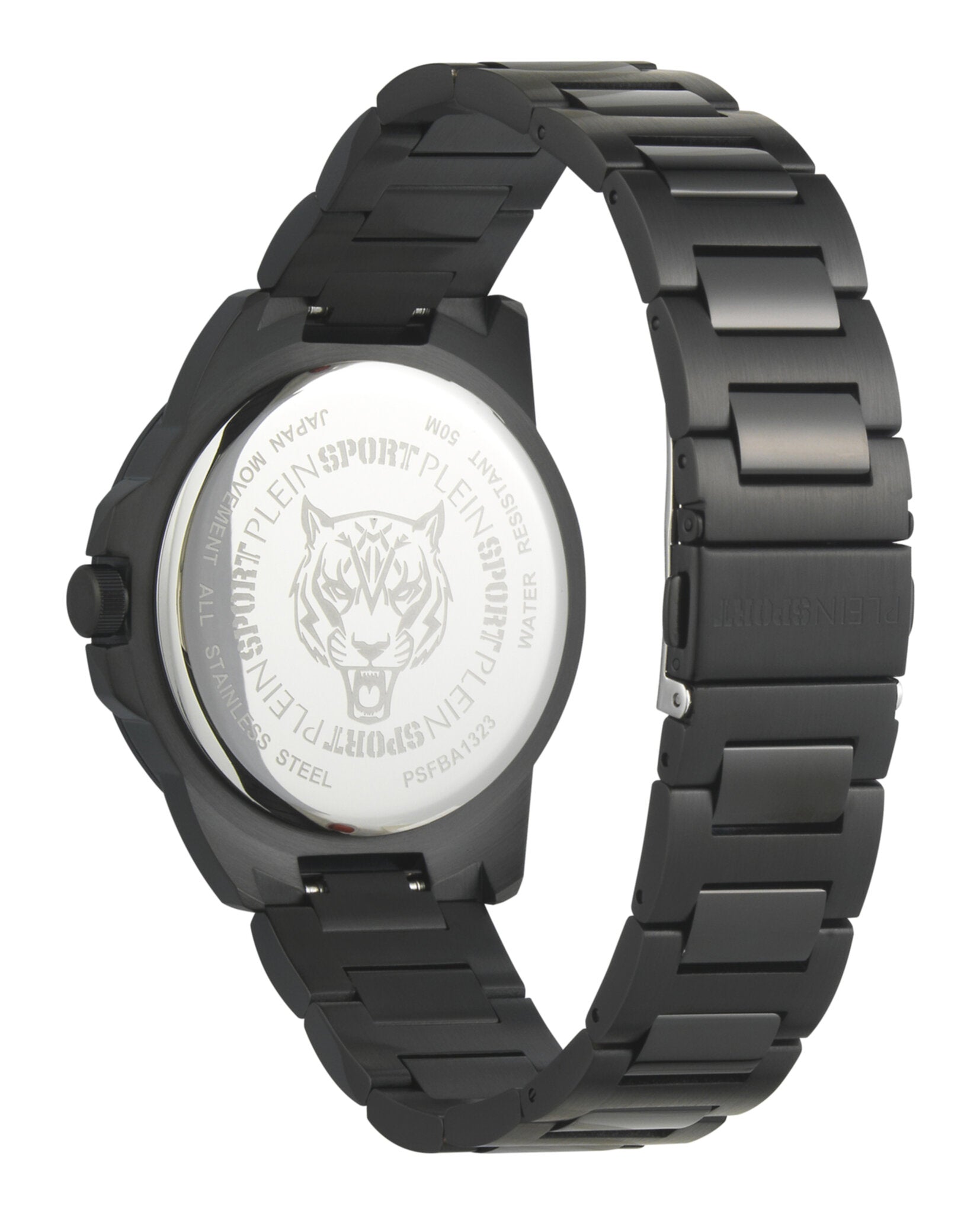 Plein Sport Mens Touchdown 44mm Strap Fashion Watch