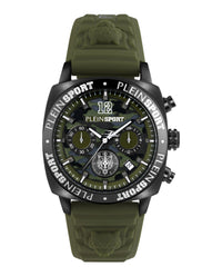Plein Sport Mens Black 40mm Strap Fashion Watch