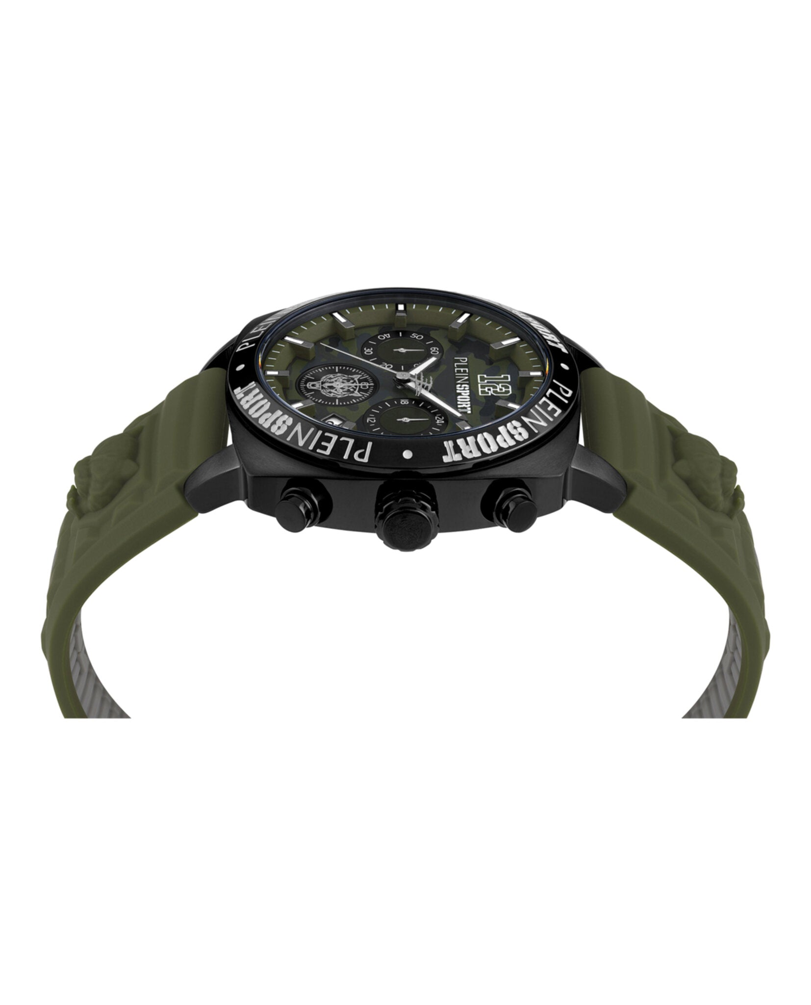 Plein Sport Mens Black 40mm Strap Fashion Watch