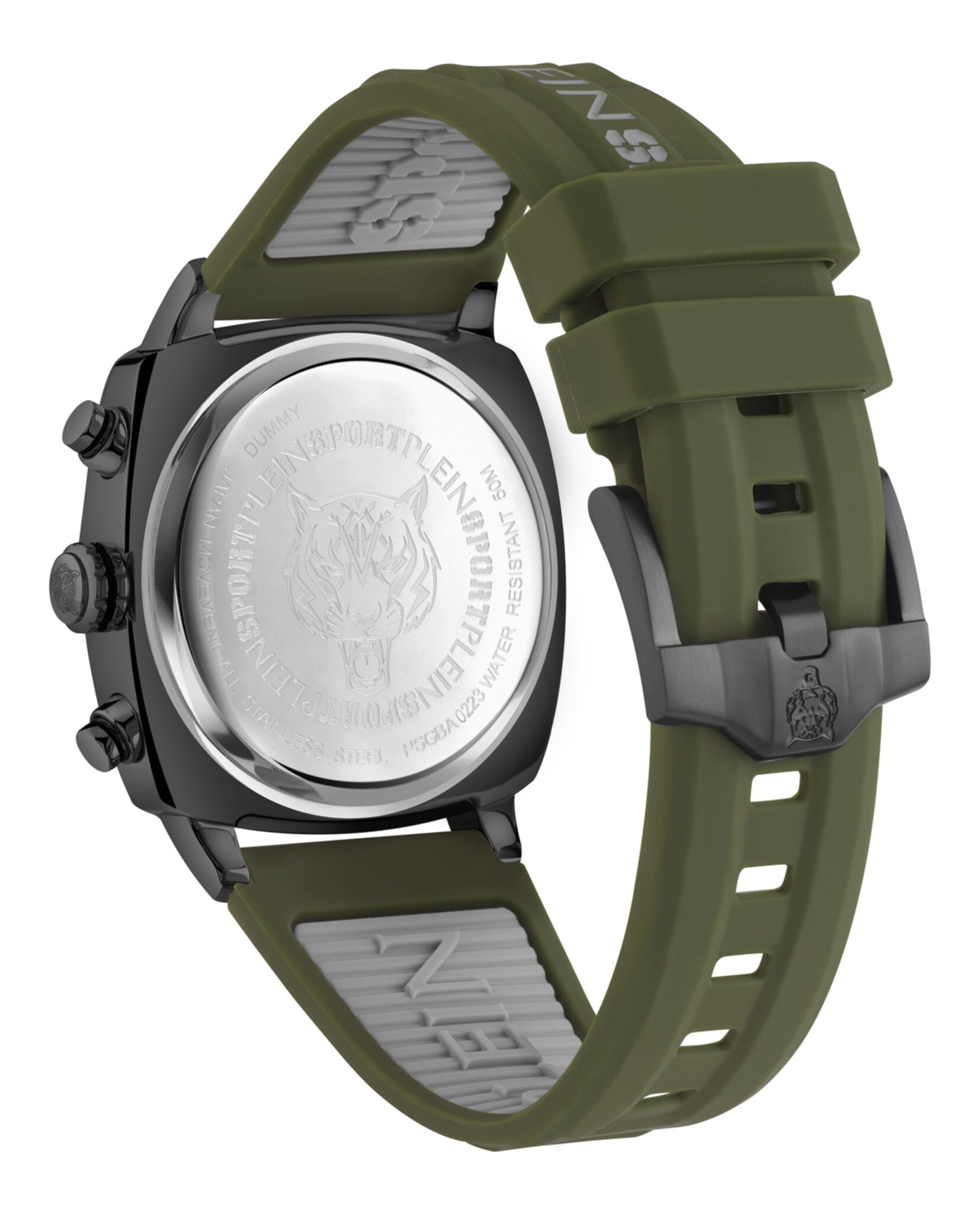 Plein Sport Mens Black 40mm Strap Fashion Watch
