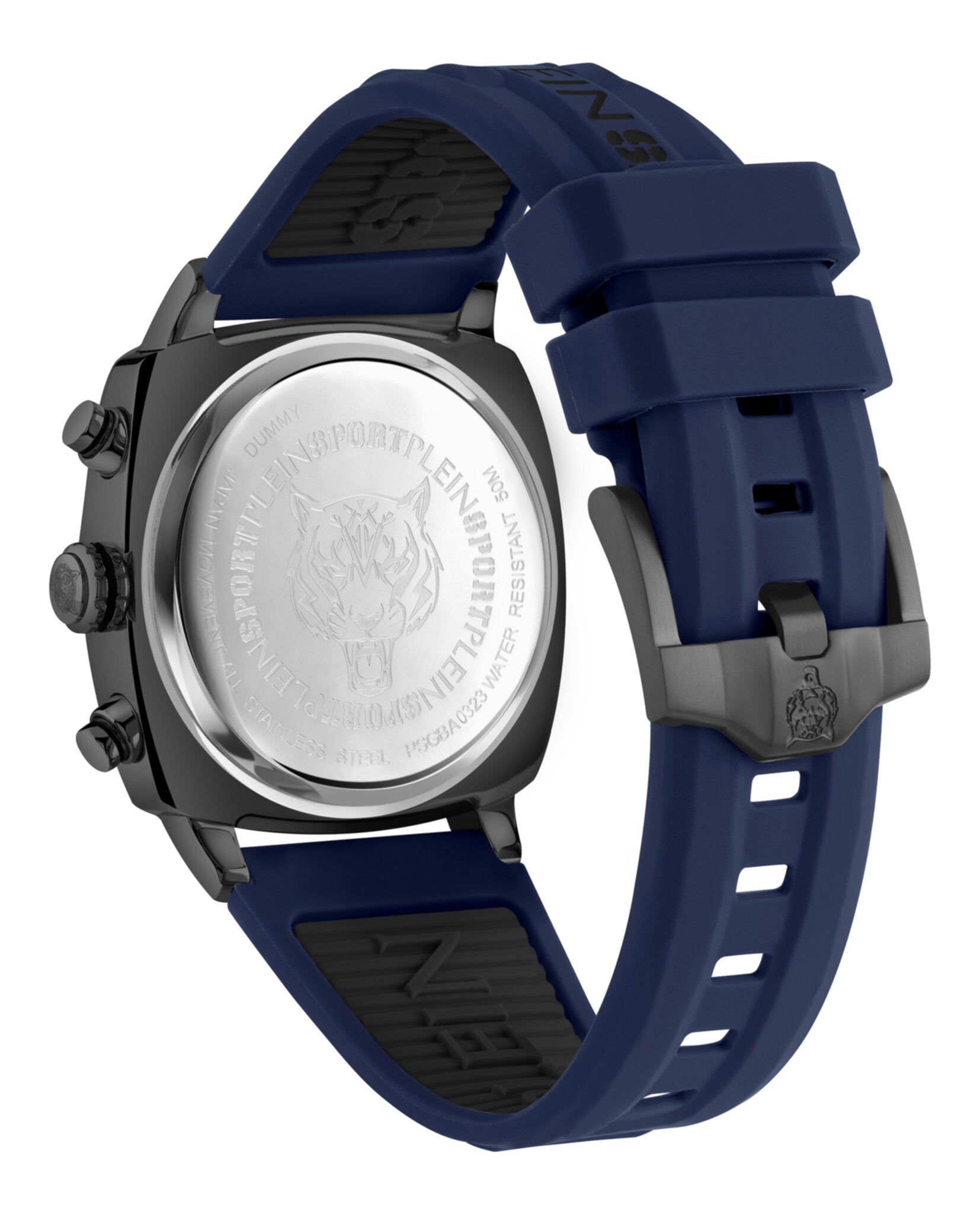 Plein Sport Mens Black 40mm Strap Fashion Watch