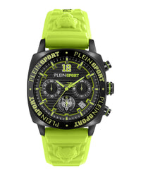 Plein Sport Mens Black 40mm Strap Fashion Watch