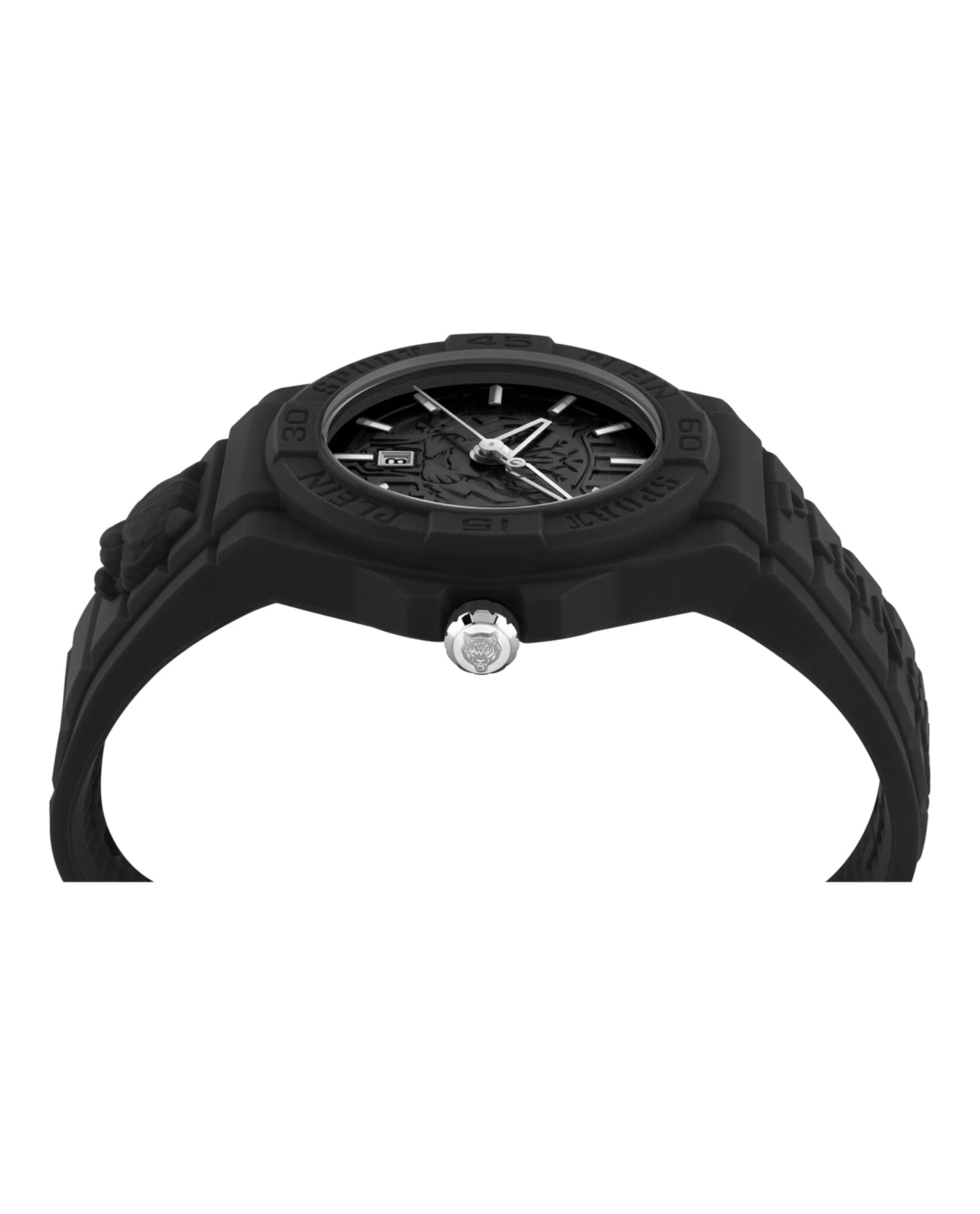 Plein Sport Mens 46mm Strap Fashion Watch