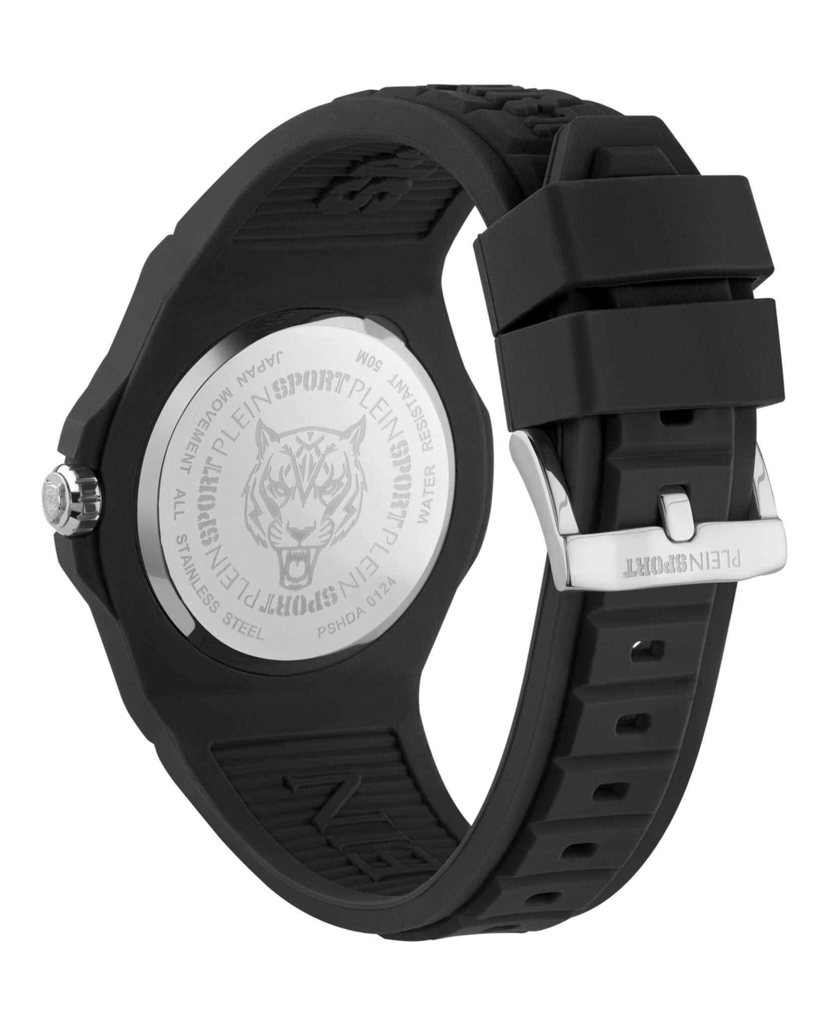 Plein Sport Mens 46mm Strap Fashion Watch