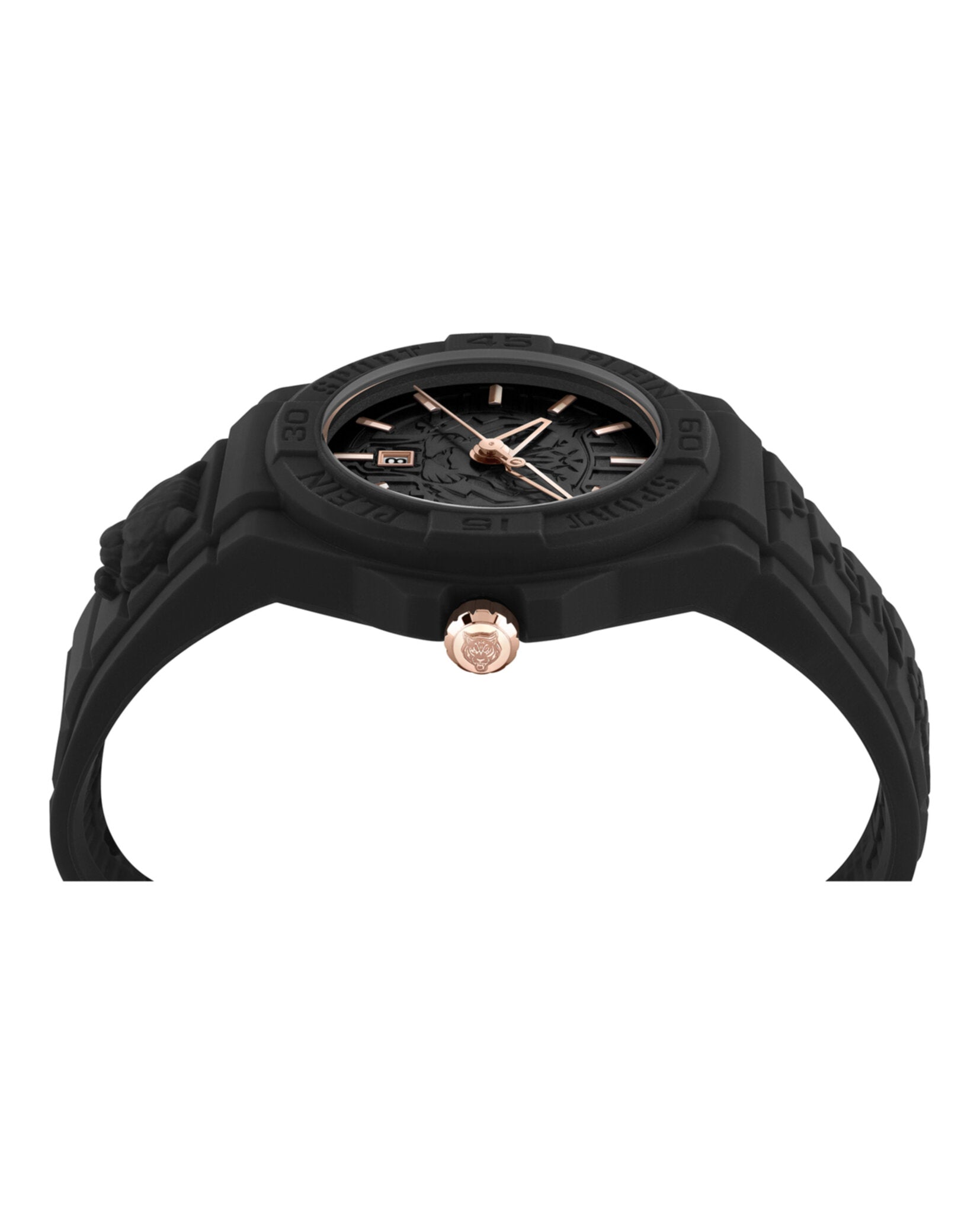 Plein Sport Mens 46mm Strap Fashion Watch