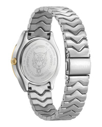 Plein Sport Womens Stainless Steel 36mm Bracelet Fashion Watch