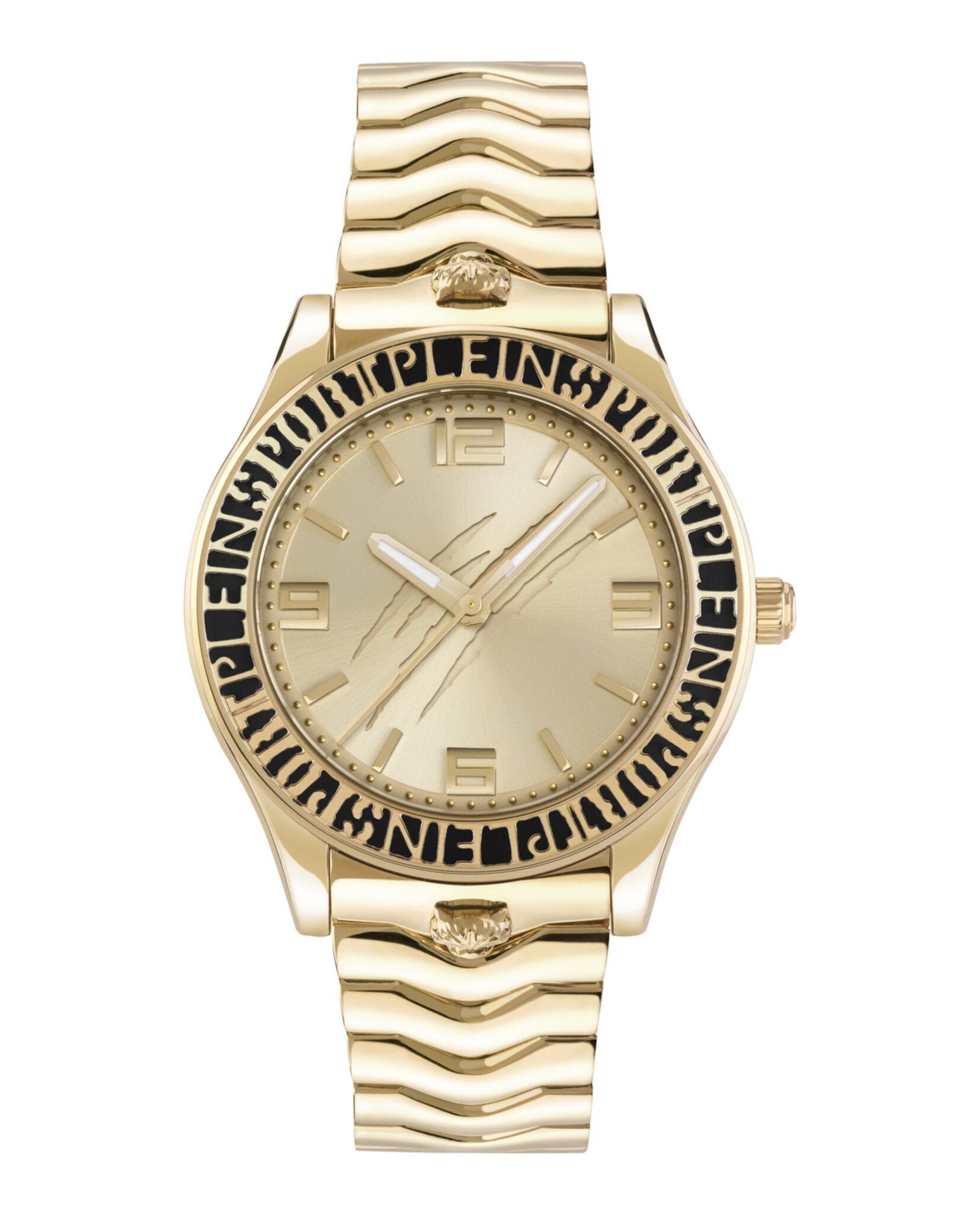 Plein Sport Womens Gold 36mm Bracelet Fashion Watch