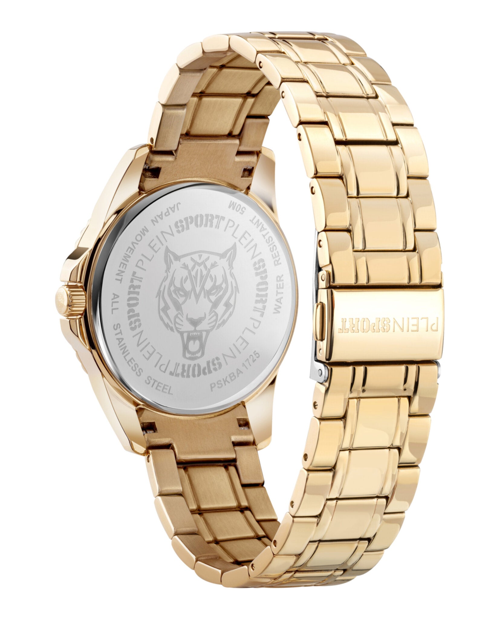 Plein Sport Womens Gold 40mm Bracelet Fashion Watch
