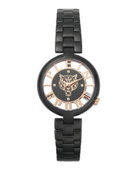 Plein Sport Womens Black 36mm Bracelet Fashion Watch