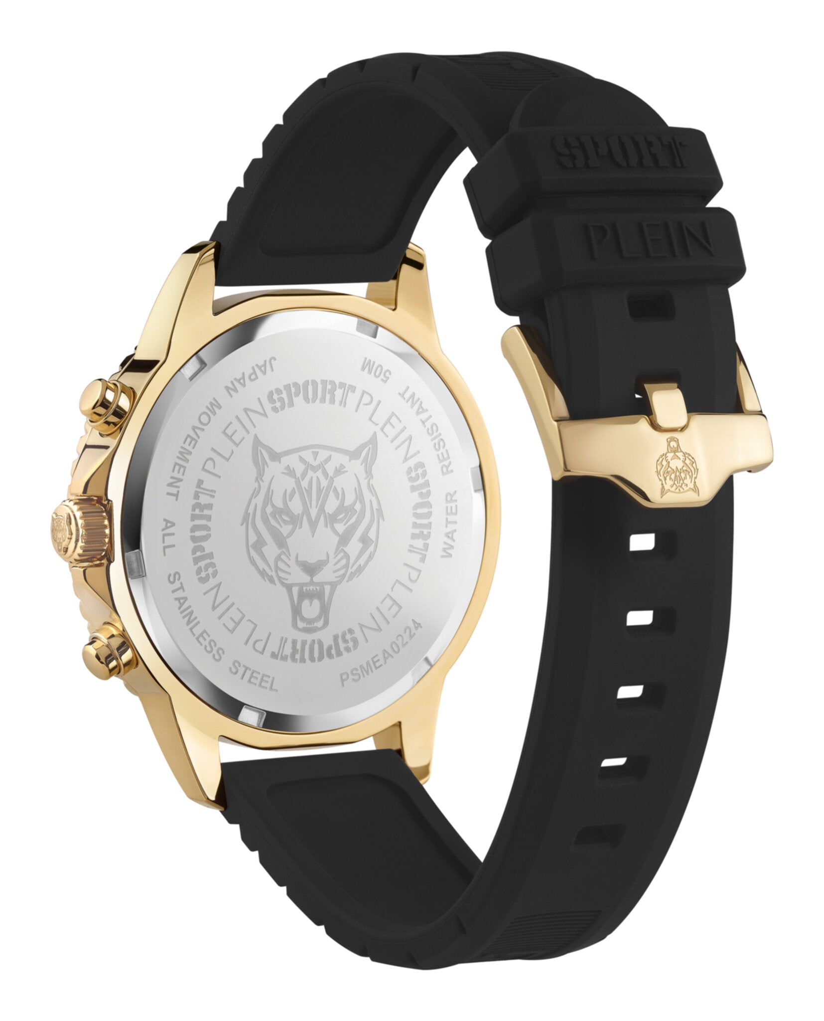 Plein Sport Mens 44mm Strap Fashion Watch