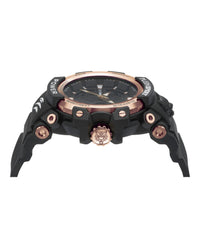Plein Sport Mens Black 50mm Strap Fashion Watch