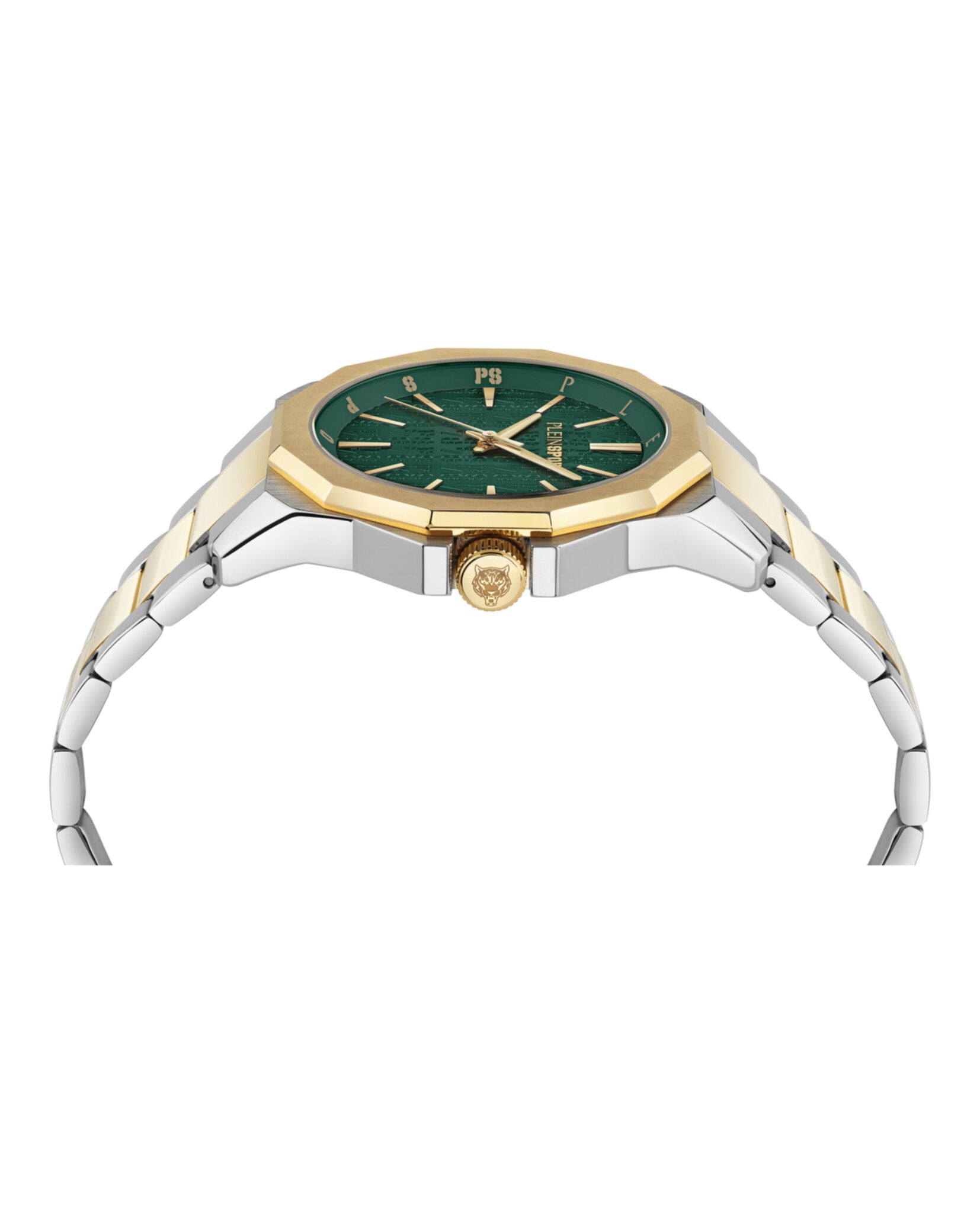 Plein Sport Plein Sport Mens  Two Tone 42mm Bracelet Fashion Watch