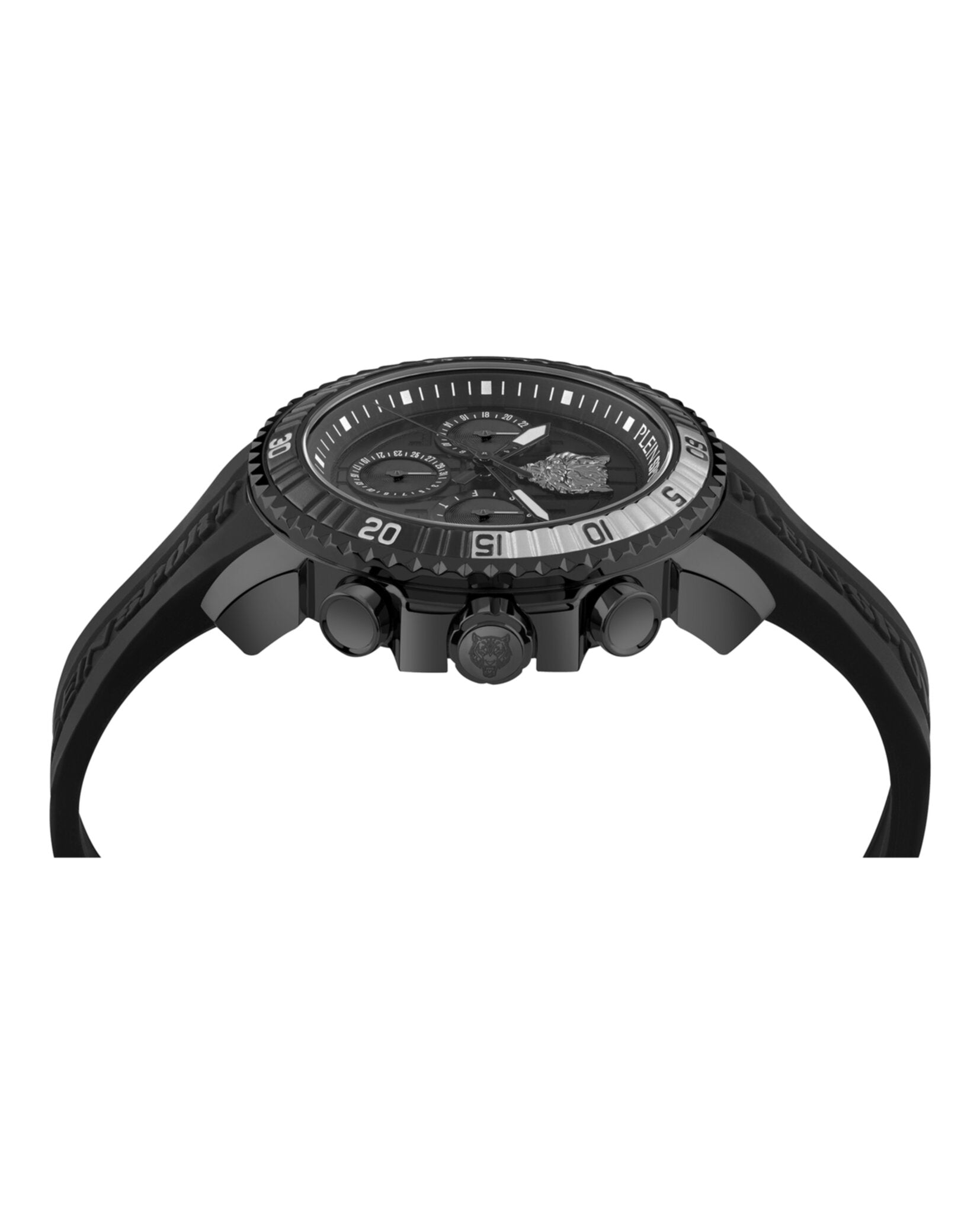 Plein Sport Mens Powerlift Grey 45mm Strap Fashion Watch