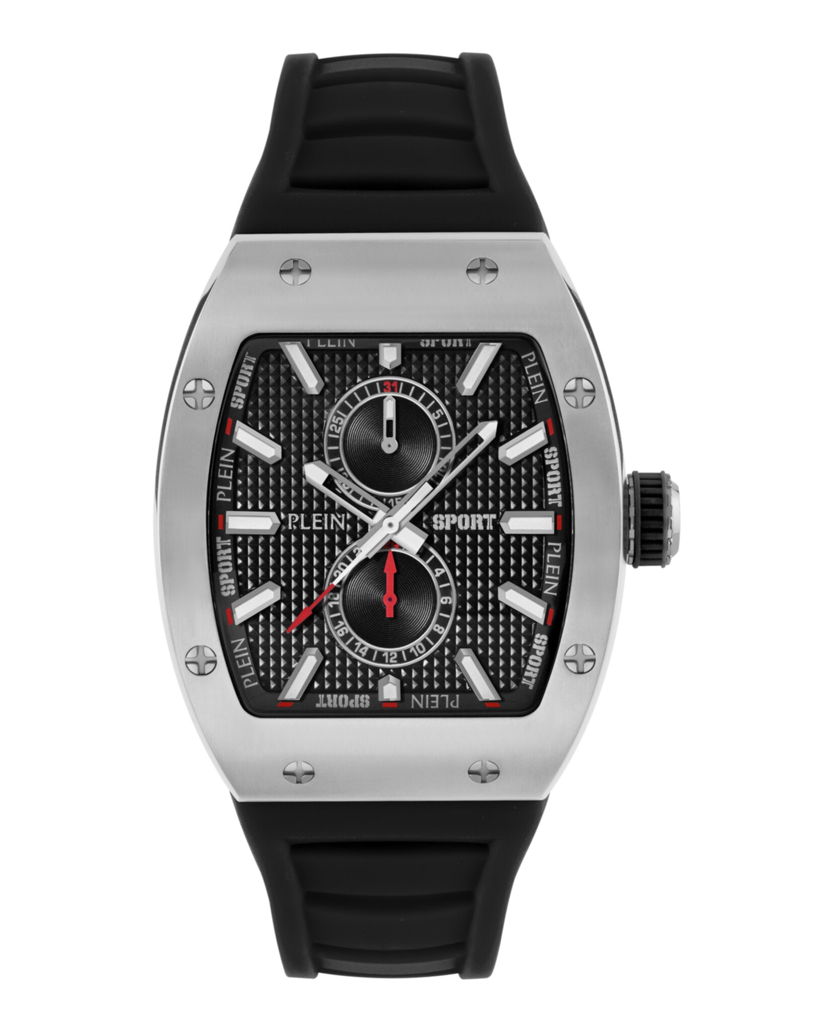 Plein Sport Mens Stainless Steel 43mm Strap Fashion Watch