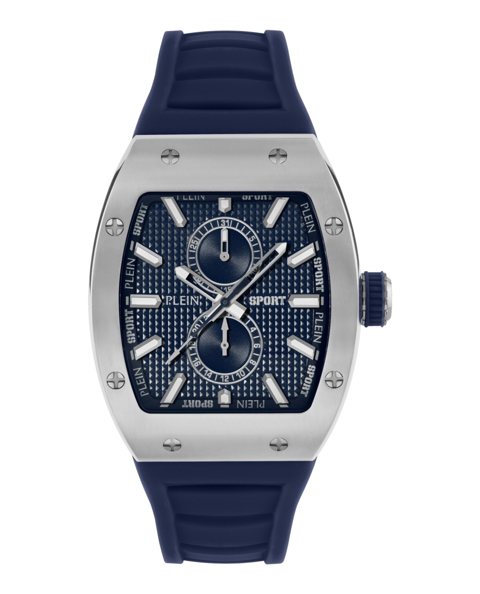 Plein Sport Mens Stainless Steel 43mm Strap Fashion Watch