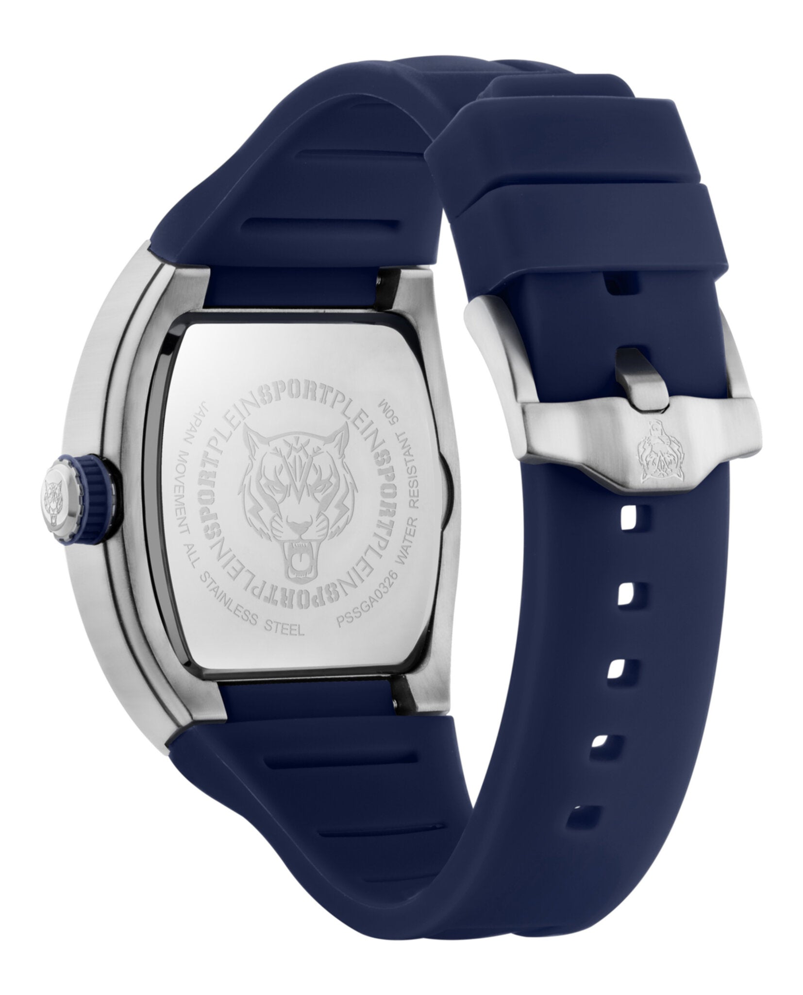 Plein Sport Mens Stainless Steel 43mm Strap Fashion Watch