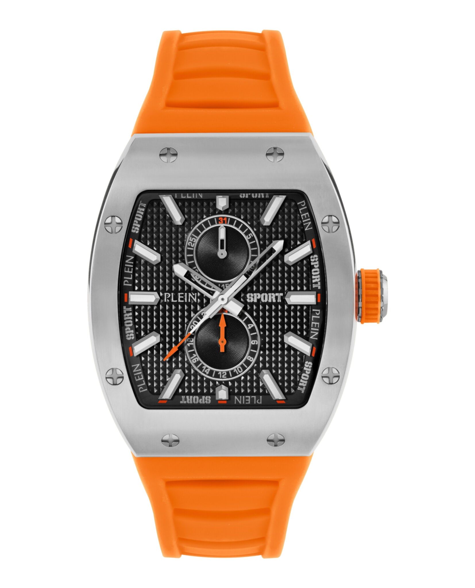 Plein Sport Mens Stainless Steel 43mm Strap Fashion Watch