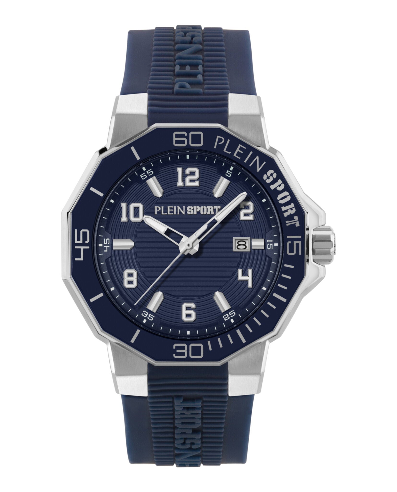Plein Sport Mens Stainless Steel 44mm Strap Fashion Watch
