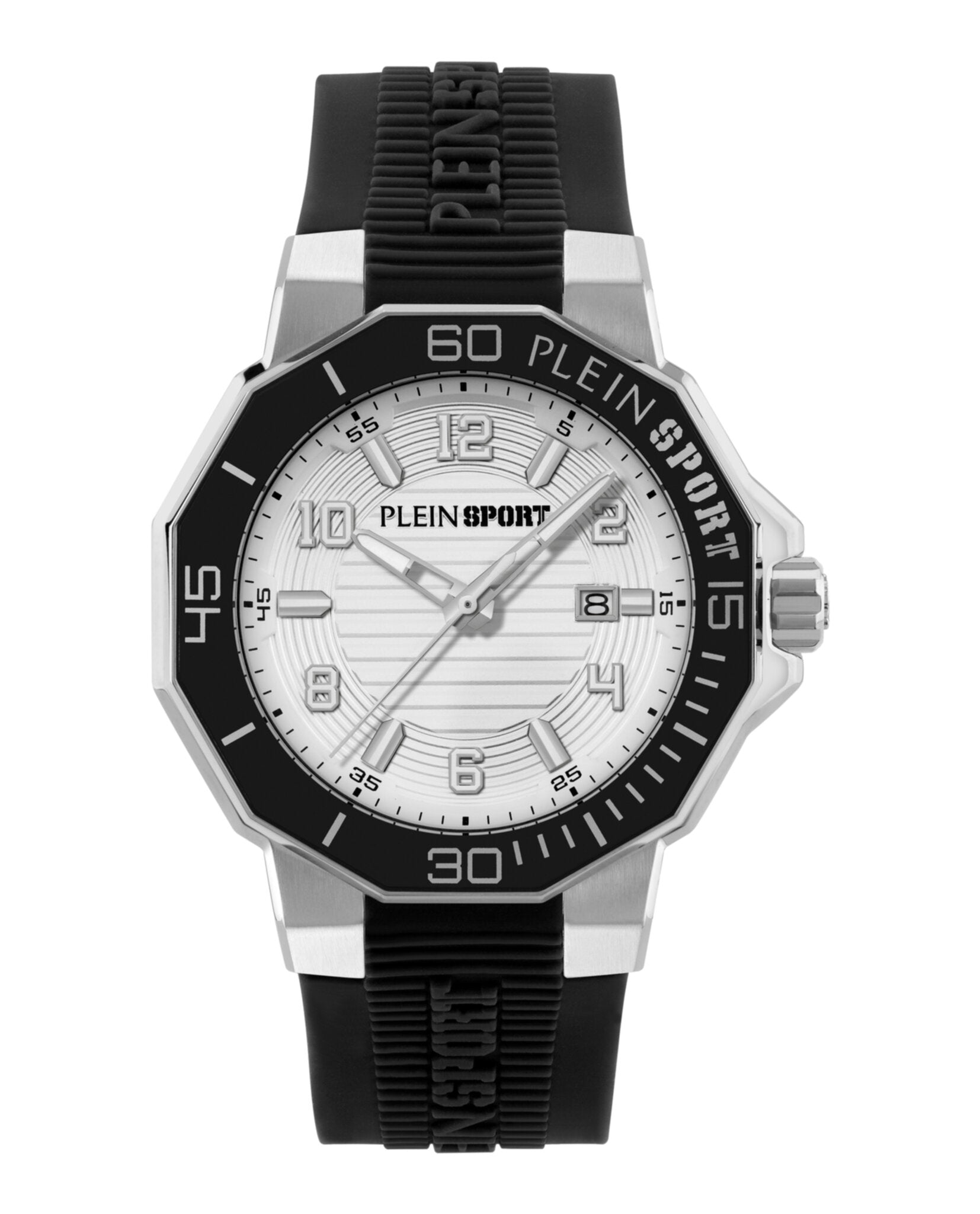 Plein Sport Mens Stainless Steel 44mm Strap Fashion Watch