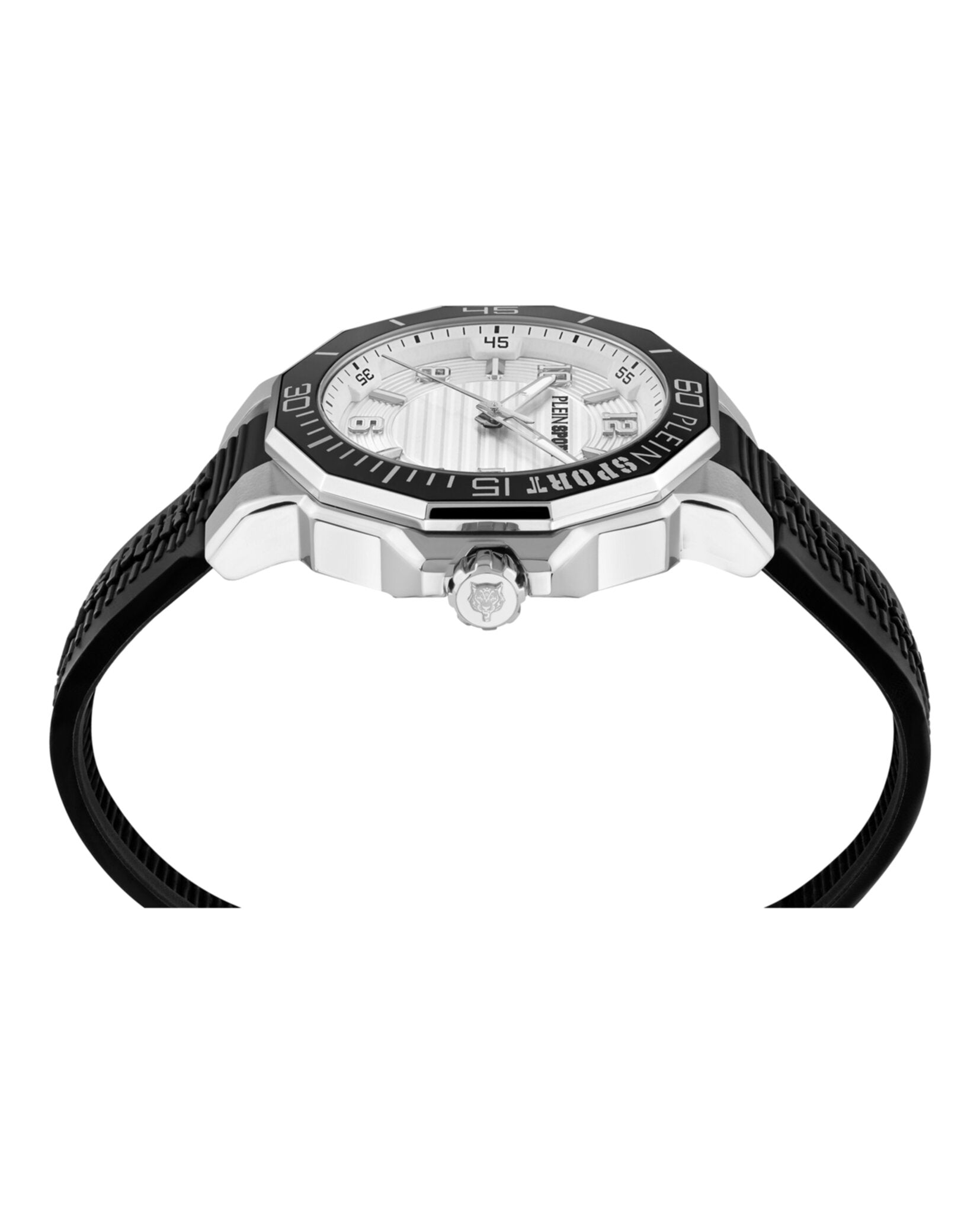 Plein Sport Mens Stainless Steel 44mm Strap Fashion Watch