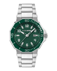 Plein Sport Mens Stainless Steel 44mm Bracelet Fashion Watch