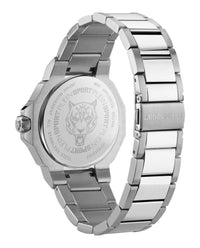 Plein Sport Mens Stainless Steel 44mm Bracelet Fashion Watch